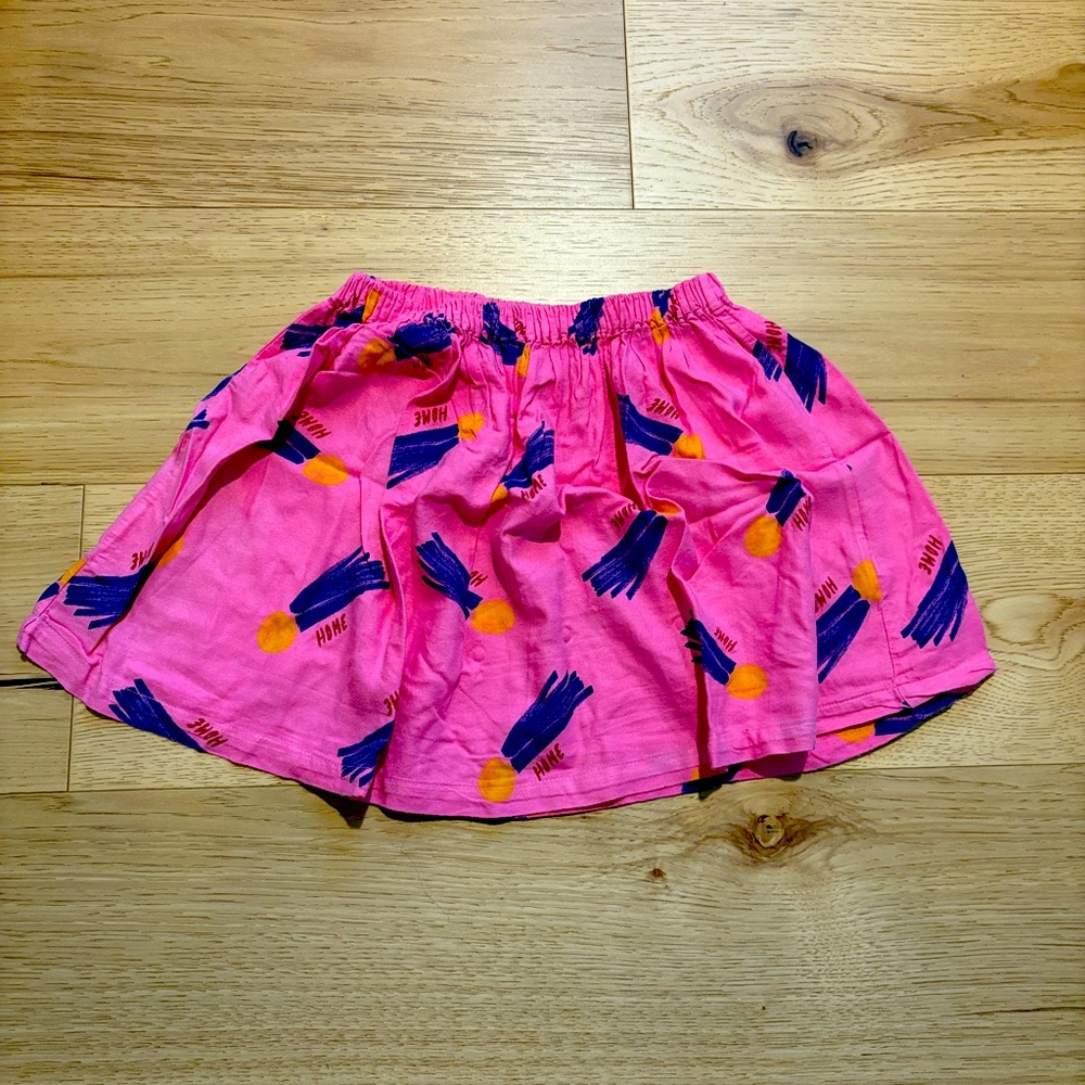 Bobo Choses Comet all over print skirt size 6-7y